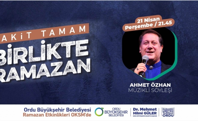 Ahmet Özhan geliyor