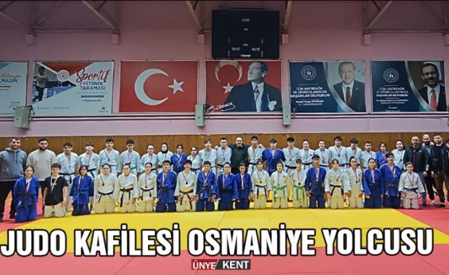 Judo kafilesi Osmaniye yolcusu